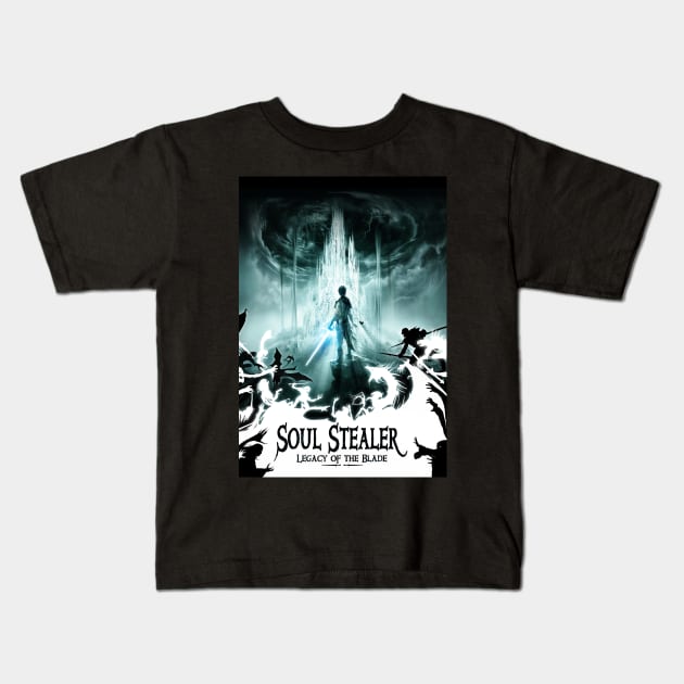 Soul Stealer - Legacy of the Blade Kids T-Shirt by Joseph J Bailey Author Designs